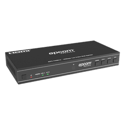 Controlador de Videowall / 1x4 HDMI / 4K@60Hz / 18 Gbps / 8 Modos de Visualización / Audio Óptico y Analógico / USB-C / RS-232 e IR