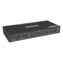 Controlador de Videowall / 1x4 HDMI / 4K@60Hz / 18 Gbps / 8 Modos de Visualización / Audio Óptico y Analógico / USB-C / RS-232 e IR
