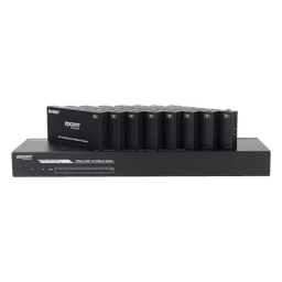 Splitter mas Extensor de Video | 1x8 | ProAV | HDBaseT™ | 120m en 4K@60Hz | 150m en 1080p@60Hz | Cat6/6a/7 | Gestión Avanzada EDID | Control IR y RS232 | PoC | Salida de Audio