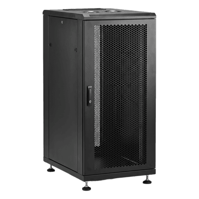 Gabinete de Telecomunicaciones / 24 UR / 600x900 mm / IP55 / Puerta Perforada / Gestión de Cables