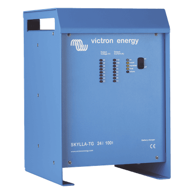 Cargador de Baterías Marino / 24 V / 100 A / Bancos 500 a 1000 Ah / Entrada Universal 90-265 VCA / 90-400 VCC / Homologación Germanischer Lloyd / IEC 60945-2002