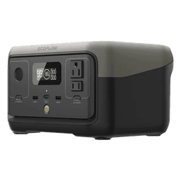 Estación de Energía Portátil / 256 Wh / 2 AC 300 W (Pico 600 W) / Carga Rápida 60 min / Solar 110 W / Wi-Fi y Bluetooth