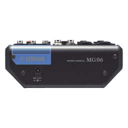 Mezcladora de Audio / 6 Canales / 2 Entradas de Micrófono / 6 Entradas de Línea / Phantom +48 V / Chasis Metálico Compacto