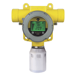 Detector de gas NO2 / Sensor EC intercambiable 10-50 ppm / Salida 4-20 mA + Modbus RTU / LCD tricolor / IP66 / UL/c-UL/INMETRO / 2x NPT 3/4"