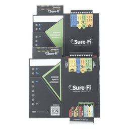 Convertidor de lectora para control de acceso (cableado a inalámbrico) / 1 Wiegand / 2 Relevadores / 2 Entradas / Atraviesa hasta 1.6 KM En Construcción o Material