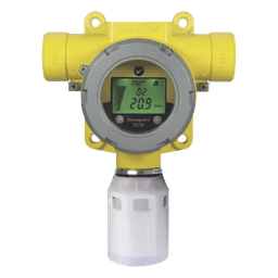 Detector de gas CO2 / Sensor IR 0-2,0% V/V / Salida 4-20 mA + Modbus RTU / LCD tricolor / IP66 / UL/c-UL/INMETRO / 2x NPT 3/4"