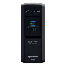 UPS de Torre / 1000 VA / 600 W / Onda Senoidal Pura / Línea Interactiva / 10 Tomas NEMA 5-15R / AVR / LCD Multifunción