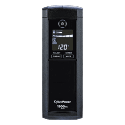 UPS Línea Interactiva / 1500 VA / 900 W / 12 Tomas NEMA 5-15R / 6 con Respaldo / Pantalla LCD / AVR / Supresión 1500 J