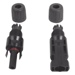 Conector MC4 para Fotovoltaica / 1500 VCC / 30 A - 40 A / IP67 / -40 a 85 °C / Resistente a UV