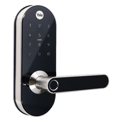 Cerradura Digital  YMC420 / con Teclado Táctil / lector de Tarjetas / Huellas /  Incluye HUB / compatible con YALE CONNECT