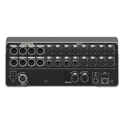 Consola de Mezcla Digital / 16 Canales / 8 Salidas / Pantalla Táctil 9" / Dante Integrado / 12 XLR + 4 Combo / 6.5 kg