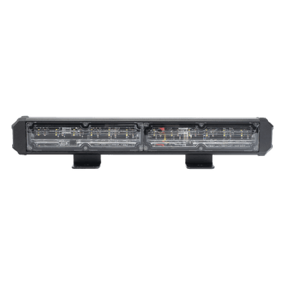 Barra de Luz de Advertencia, 2 Módulos de 6 LED, 11 Pulgadas Rojo/Claro