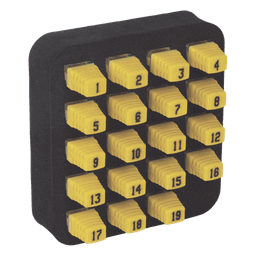 Kit de Mapeo de Red / RJ45 / 19 Ubicaciones Simultáneas / 3.6 cm x 7.6 cm x 8.4 cm / 54 g