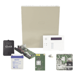 Kit de panel de alarma con 8 zonas cableadas, 40 zonas inalámbricas, comunicador celular dual y módulo Wi-Fi/Z-Wave incluido