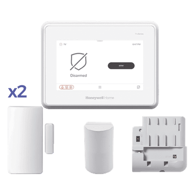 Panel de alarma inteligente con pantalla táctil de 7 pulgadas, comunicador dual Wi-Fi y celular LTE, compatible con sensores inalámbricos de múltiples marcas