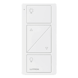 Control Inalámbrico de Iluminación / 4 Botones / RF 431-437 MHz / Alcance 18 m (59 ft) / Batería 10 Años / Blanco Brillante