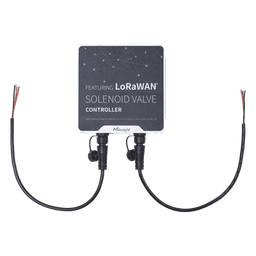 Controlador IoT LoRaWAN / 2 Salidas CC para Válvulas Solenoides / 2 Entradas por Pulsos / IP67 / 16 Eventos de Riego
