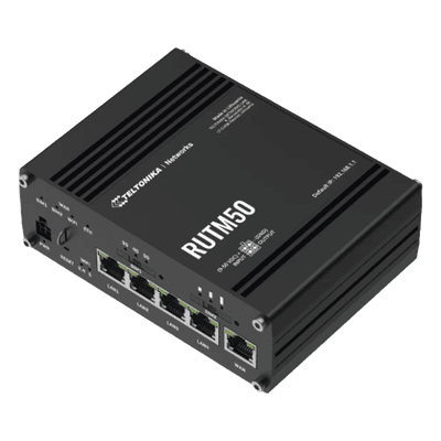 Router Celular 5G / Dual-SIM / Wi-Fi 5 / 4x LAN Gigabit + 1x WAN / FIRSTNET / 3.4 Gbps / 5.2 x 1.74 x 3.74 in