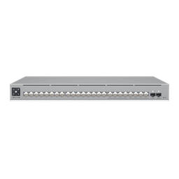 UniFi Switch Pro Max 24 POE, 24 puertos (8 puertos POE++ 2.5 GbE y 16 puertos GbE POE+), 2 puertos SFP+ 10G, 400W, pantalla táctil