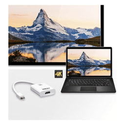 Adaptador activo / Mini DisplayPort a HDMI / 4K@30Hz / DisplayPort 1.2a / HDCP 1.3 / 6.89x1.77x0.59 in