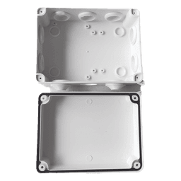 Caja de Derivación-Conexión para Exterior IP65 con 10 Entradas / 150 x 110 x 70 mm / Sellado Seguro con Empaque + 4 Tornillos / Resiste Agua, Polvo y Sol Directo
