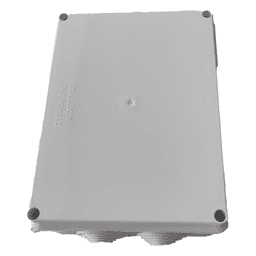 Caja de Derivación-Conexión para Exterior IP65 con 10 Entradas / 200 x 155 x 80 mm / Sellado Seguro con Empaque + 4 Tornillos / Resiste Agua, Polvo y Sol Directo