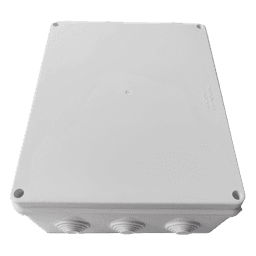 Caja de Derivación-Conexión para Exterior IP65 con 12 Entradas / 300 x 250 x 120 mm / Sellado Seguro con Empaque + 4 Tornillos / Resiste Agua, Polvo y Sol Directo
