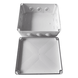Caja de Derivación-Conexión para Exterior IP65 con 12 Entradas / 300 x 250 x 120 mm / Sellado Seguro con Empaque + 4 Tornillos / Resiste Agua, Polvo y Sol Directo