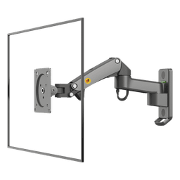 Soporte de Pared para Monitor / 17" a 35" / Carga 12 Kg (26.4 lbs) / VESA 75x75 y 100x100 / Inclinación -30° a +85° / Rotación 360° / Acero