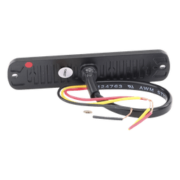 Luz Auxiliar de 6 LED, Ambar, Lente Transparente, SAE