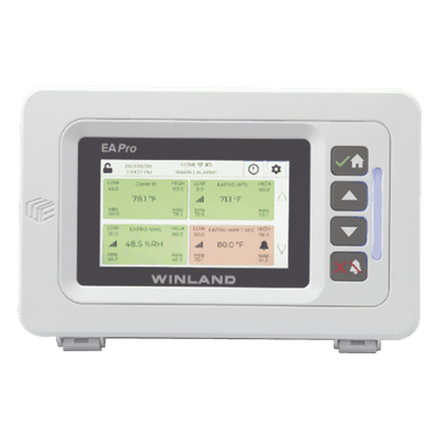 Monitor IP de Entorno / 34 Zonas / 4 Sensores Cableados / 30 Sensores Inalámbricos / Rango -100°C a 150°C / Relés de Alarma