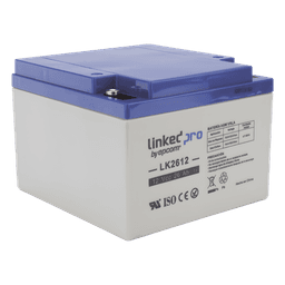 Batería de respaldo 12 V | 26 Ah AGM | Especial para Seguridad Electrónica | UPS | Sistemas de Emergencia | Vida útil 5 años | Terminales M5 