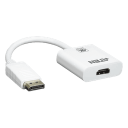 Adaptador activo / DisplayPort a HDMI / 4K@30Hz / Audio 7.1 / Plug & Play / 7.1 x 1.8 x 0.6 in
