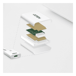 Adaptador activo / DisplayPort a HDMI / 4K@30Hz / Audio 7.1 / Plug & Play / 7.1 x 1.8 x 0.6 in