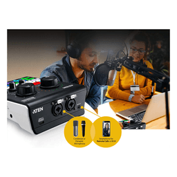 Mezclador de Audio / 6 Canales / DSP con IA / Conversión 24-bit/96 kHz / USB-C / 0.42 kg