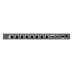 Extensor HDMI sobre IP / 1x8 Distribuidor / 4K @ 60 Hz / 70 m (229.7 ft) / HDR10 / 18 Gbps / PoC / S/PDIF / RS232