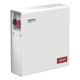 Batería de Litio Hierro Fosfato (LiFePO4)  de 5 Kwh, 51.2 Vcc, 100 Ah, Outdoor, Instalación a pared 