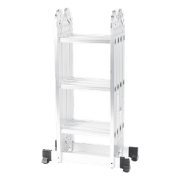 Escalera Multiposiciones / Aluminio / 3.52 m (11.55 ft) / Carga 150 kg / 4 Configuraciones / Resistente a la Corrosión