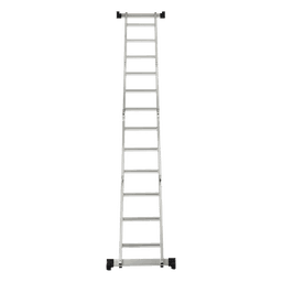 Escalera Multiposiciones / Aluminio / 3.52 m (11.55 ft) / Carga 150 kg / 4 Configuraciones / Resistente a la Corrosión