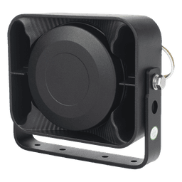 Bocina Compacta de Uso Rudo, 100 Watts de Potencia, Ideal para Vehículos de Encubierto, 8 Ohms de Impedancia