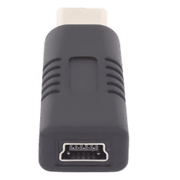 Adaptador USB-C / Tipo C Macho a Mini USB Hembra / Compatibilidad Estación XMRA8 y Bodycam XMRR3 / Diseño Compacto