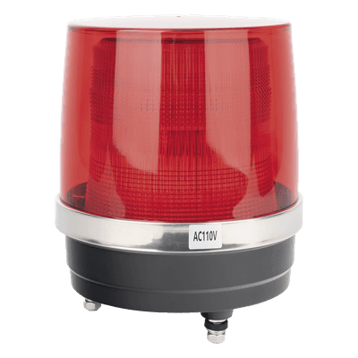 Burbuja Brillante de Larga Vida Útil, Con 150 LEDs, Color Rojo, Domo Rojo, 110 Vca