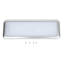 Luz LED Rectangular para interiores, 48 LED, 12-24 Vcd, 1392 lúmenes