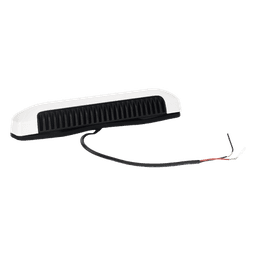 Luz de Escena, 6 LED, IP67, con bisel color blanco, Ideal para Ambulancias y Vehiculos de trabajo