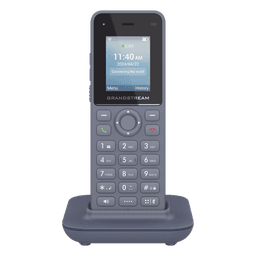 Teléfono IP Inalámbrico / Wi-Fi 6 Dual Banda / 2 Líneas SIP / 2 Cuentas SIP / Bluetooth / USB-C / Voz HD Opus / 6 Horas Conversación / 120 Horas Espera
