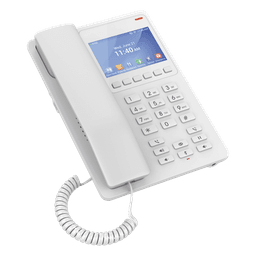 Teléfono IP Hotelero / WiFi 6 Dual-Band / 2 Líneas SIP / Pantalla LCD Color / Opus HD / USB-C / GDMS Cloud