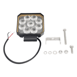 Luz de trabajo bluetooth, 9 LED, 1500 Lumenes, 12-24 Vcd