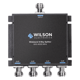 Divisor de potencia / 4 salidas / 50 Ohm / 600-4000 MHz / N-Hembra / -6 dB pérdida por salida