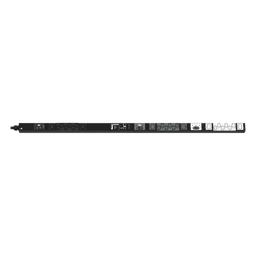 PDU Monitoreable / 24 Salidas (18 C13 + 6 C19) / Entrada NEMA L21-30P / 208 Vca / 30 A / Monitoreo de Energía y Ambiente / Pantalla OLED / Vertical