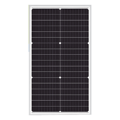 Módulo Solar / 50 W / 12 Vcc / Monocristalino / 36 Celdas Grado A / Vidrio Templado 3.2 mm